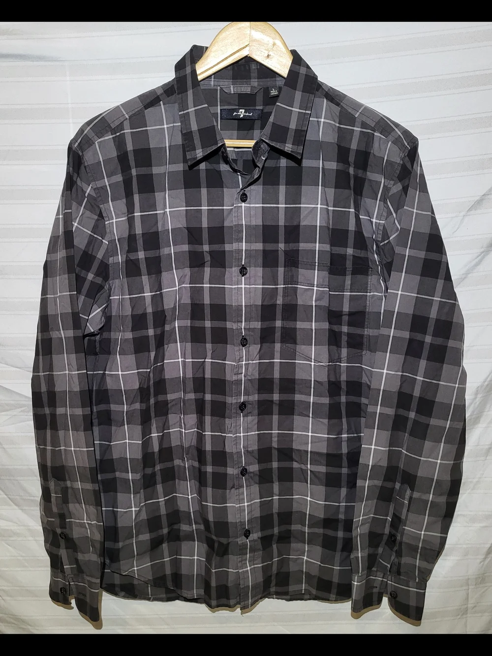 7 For All Mankind casual button